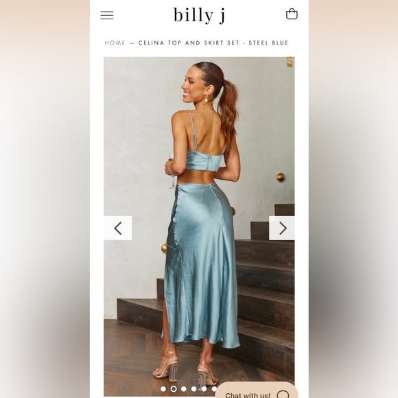billy j steel blue dress Nyla Maxi Dress - Steel - Buy Women's Dresses main image 1